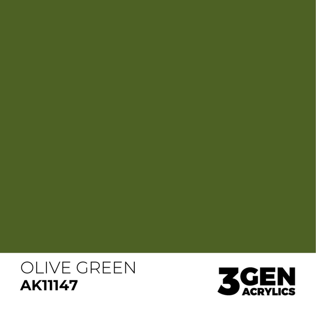 3rd Gen. Acrylics 147 Olive Green