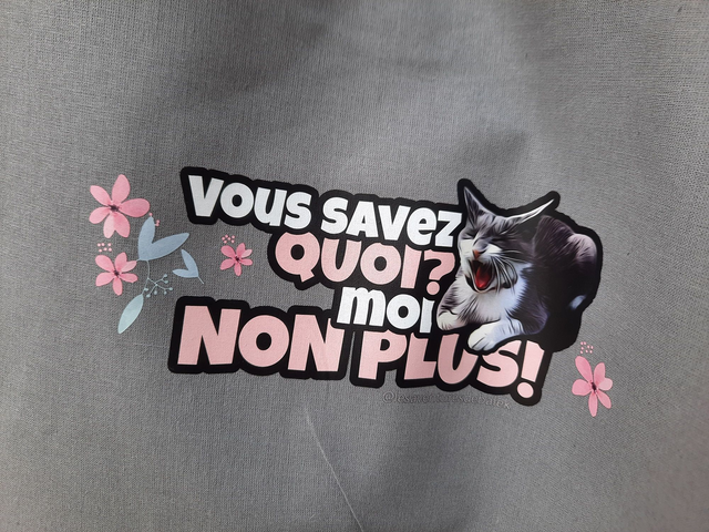 Tote Bag Pouchi "Vous savez quoi?"