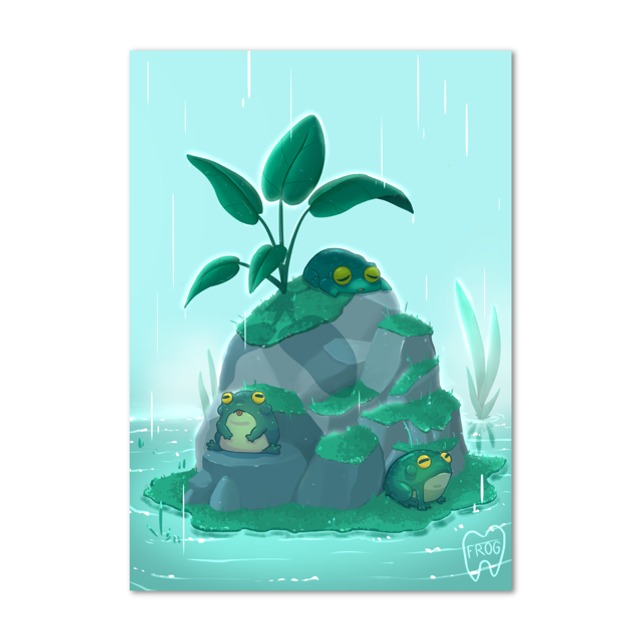 art print - raining day 
