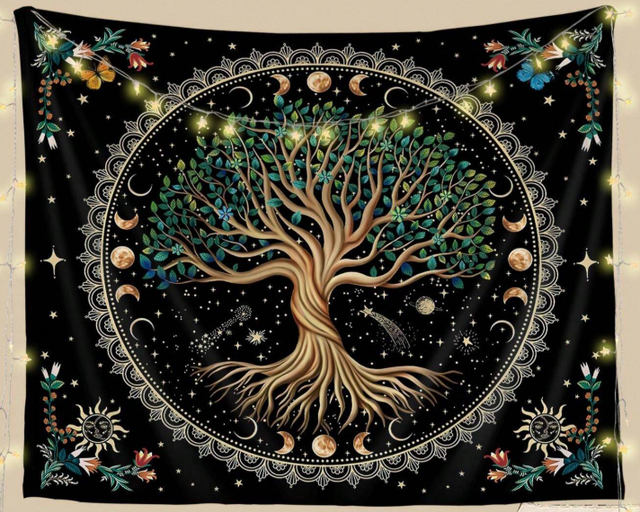 Tenture murale Arbre de Vie 130 x 150