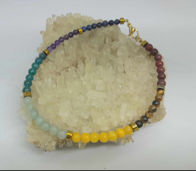 Chaine de cheville 7 chakras
