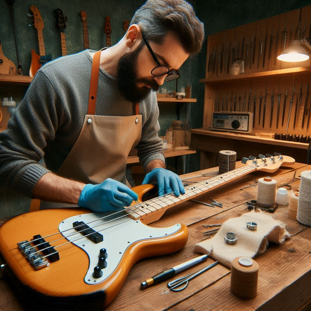 TROCA DE TRASTES DE CONTRA BAIXO