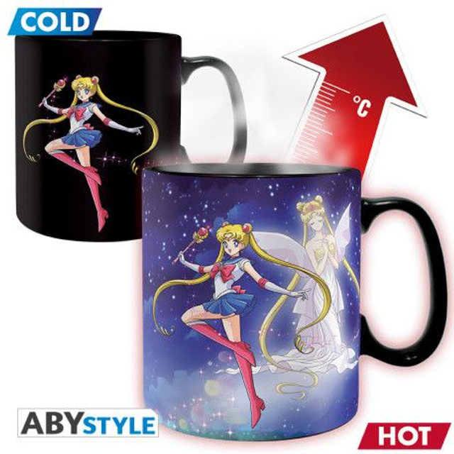 Sailor & Chibi Moon - Sailor Moon - Mug Magica Termica 460 ml 🌙💖