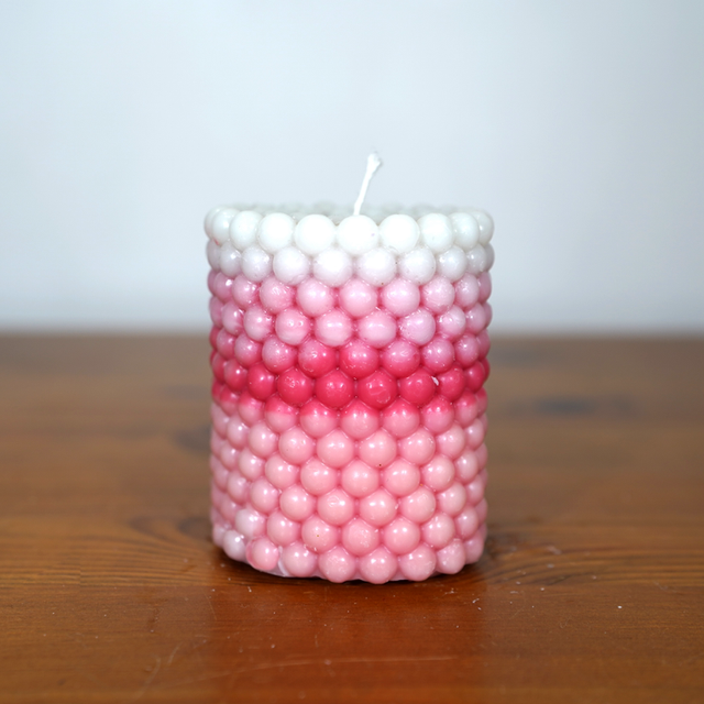 Bubble Linen Candle (Mineral Wax)