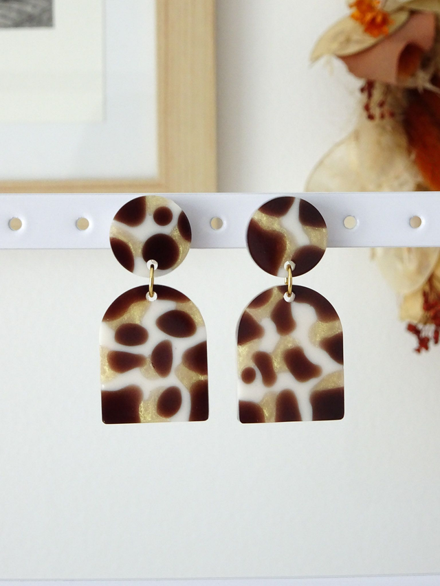 Puce et arche : Brun et doré