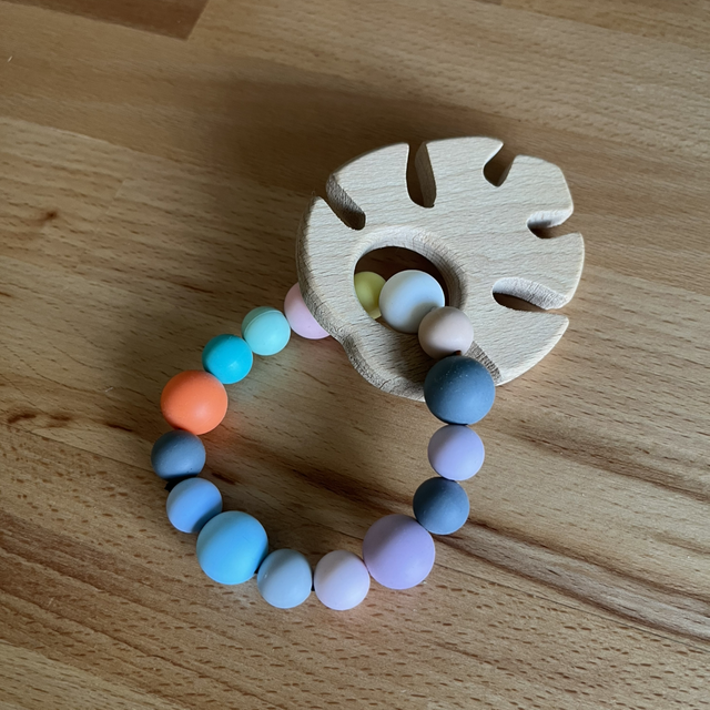 Anneau de dentition bébé - multicolore