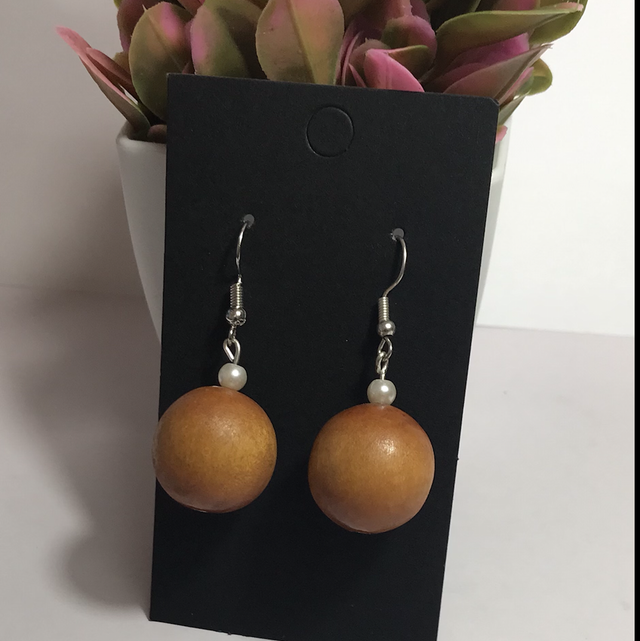 Brown Dangling Earrings-BDE632