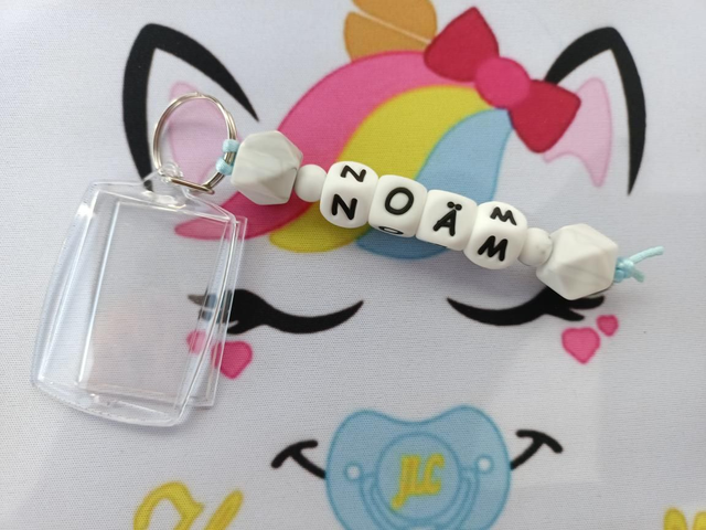 Porte clés photo 1 branche Forme