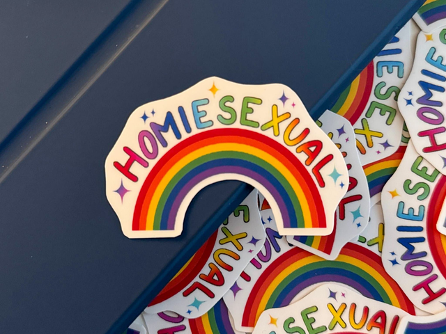 Homiesexual Pride Sticker