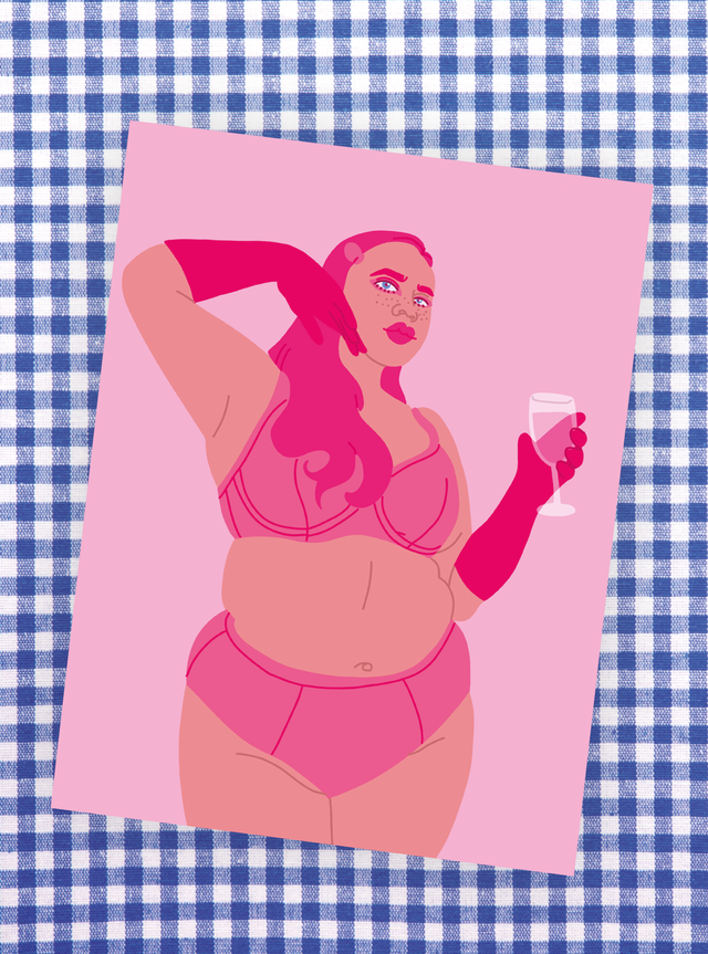 Champagne Rosé - Impression A3