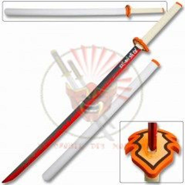 katana rengoku en mousse demon slayer