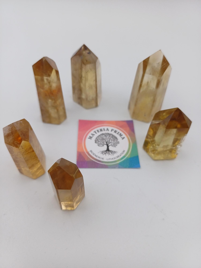 Citrine naturelle (pointe polie)