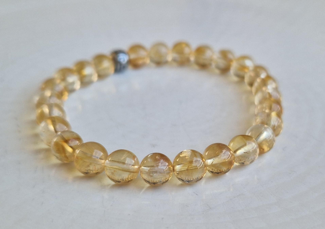 Bracelet CITRINE 6mm