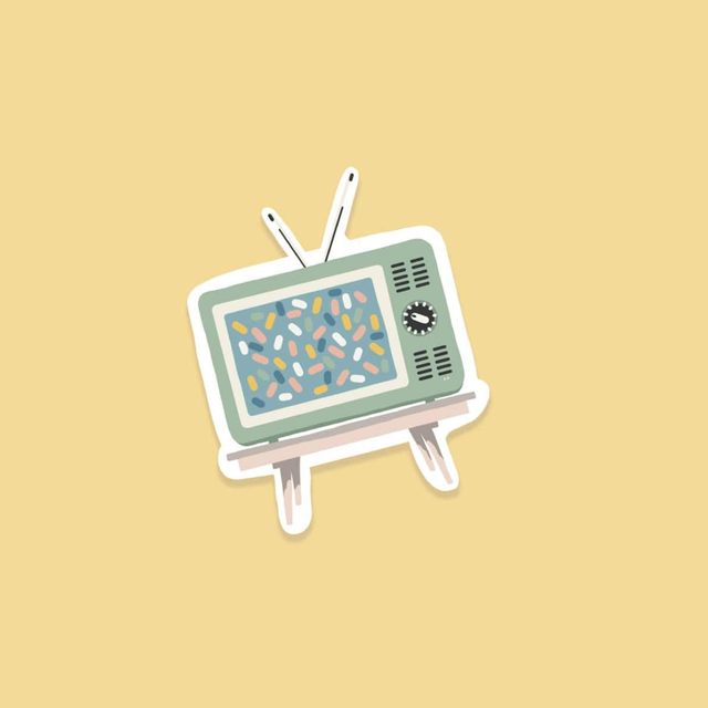 Stickers : La télévision rétro 📺 