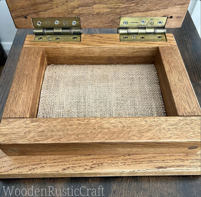 Rustic Reclaimed Oak Jewellery Box