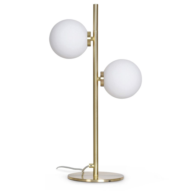 Lampe Edmond doré 2 globes
