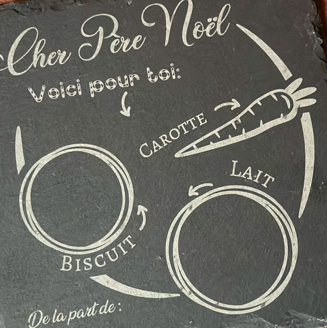 Ardoise pour le père noel 