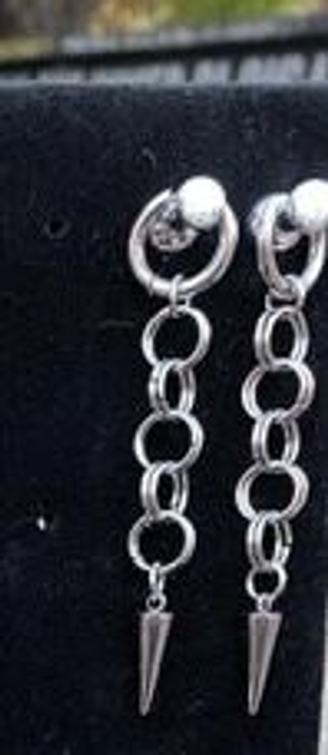 1616011 Ohrringe Edelstahl klein (stainless steel)