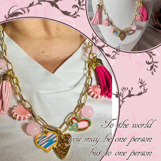 Collier breloques Feria