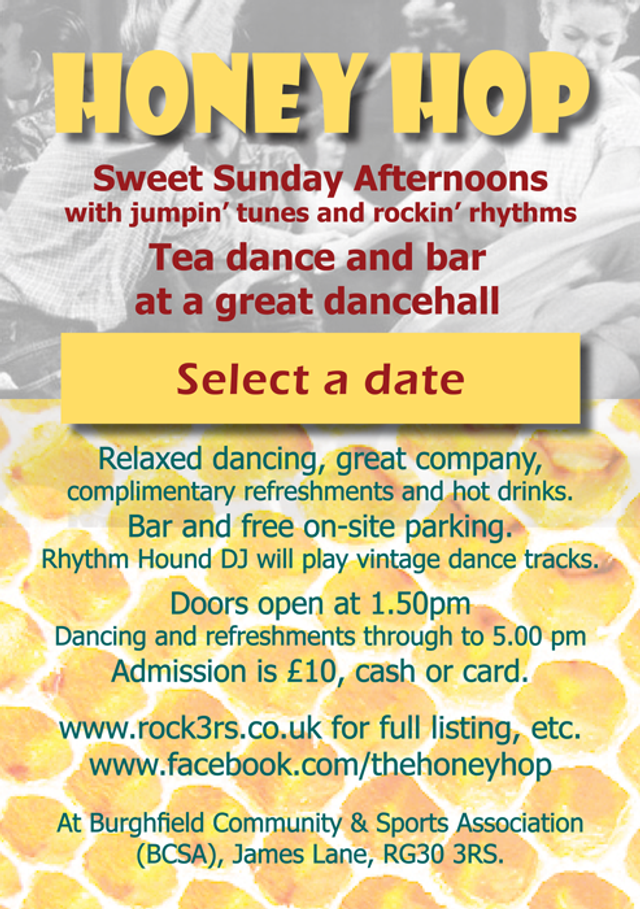 HONEY HOP admission - select a date.