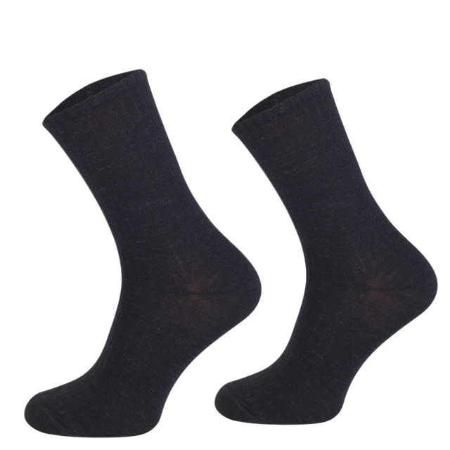 Cozy Alpaca & Merino – svart, tunna, stiliga vardagssockor