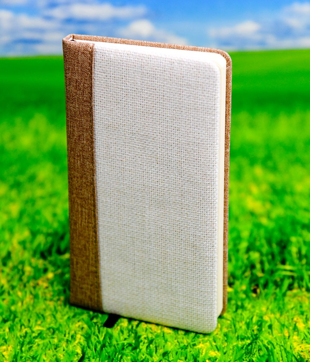 Notebook in tela 10X17