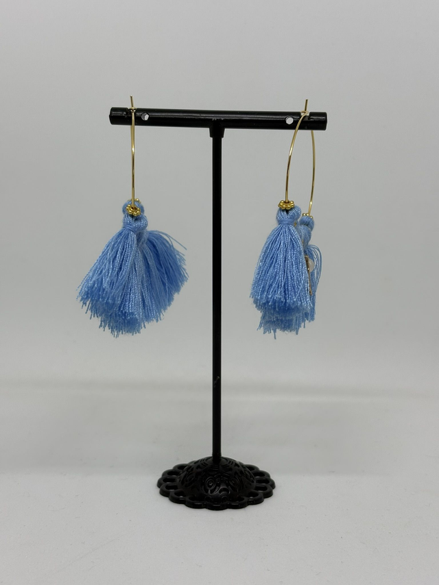 đ Boucles dâoreilles "Blue Breeze" - Ref : 791