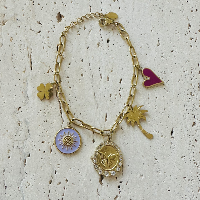 Armband vlinder 