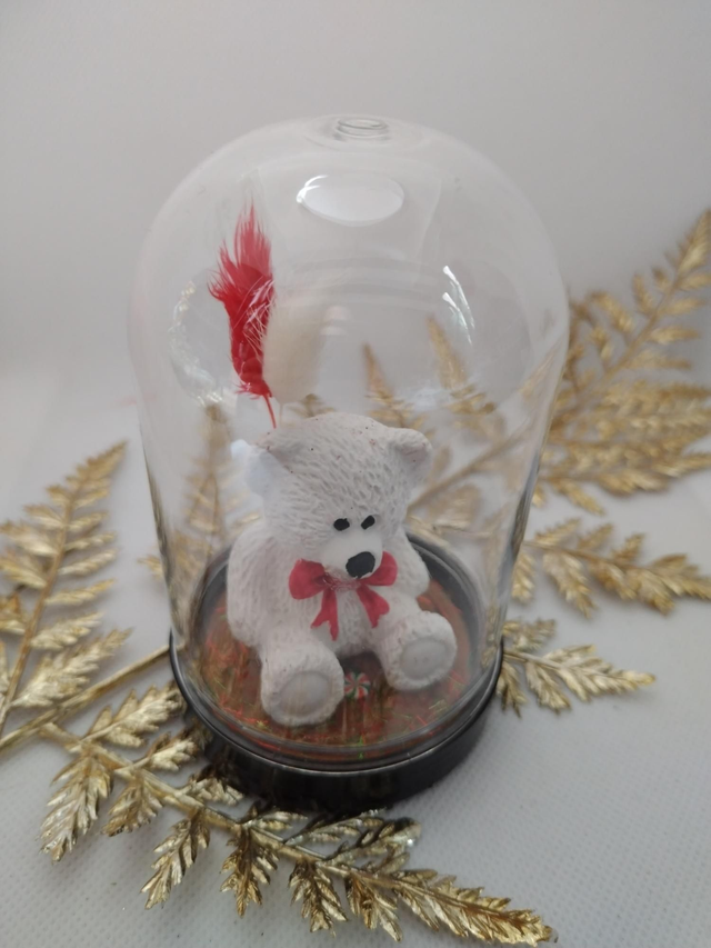 Cloche ourson 11 x 6,5 cm 