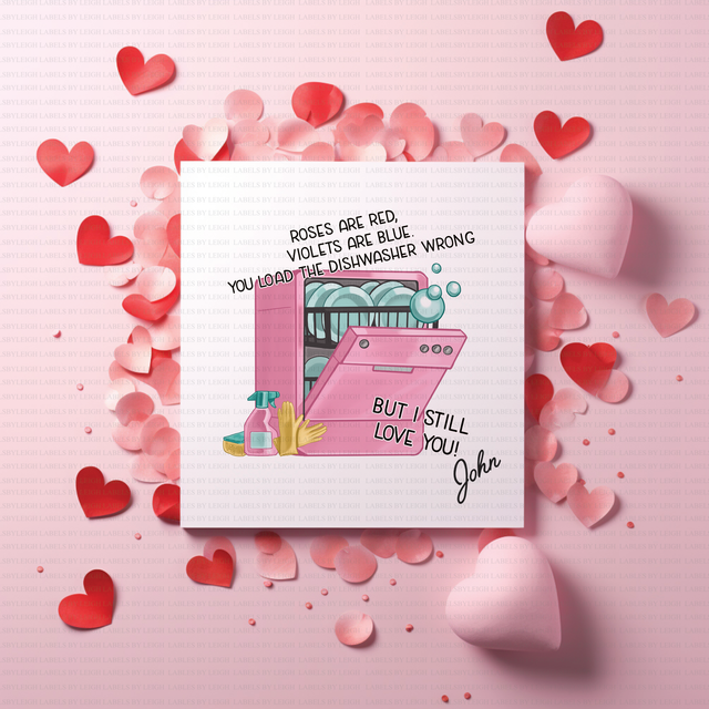 Personalised Funny but brave Valentine's Card