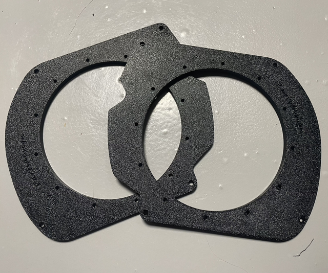 2x Adaptateur arrière haut parleur 165mm/6.5&quot; Honda CRX 88-91