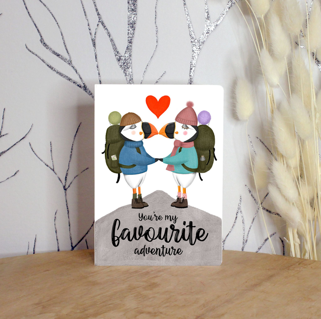 Carte postale "You're my favourite adventure"