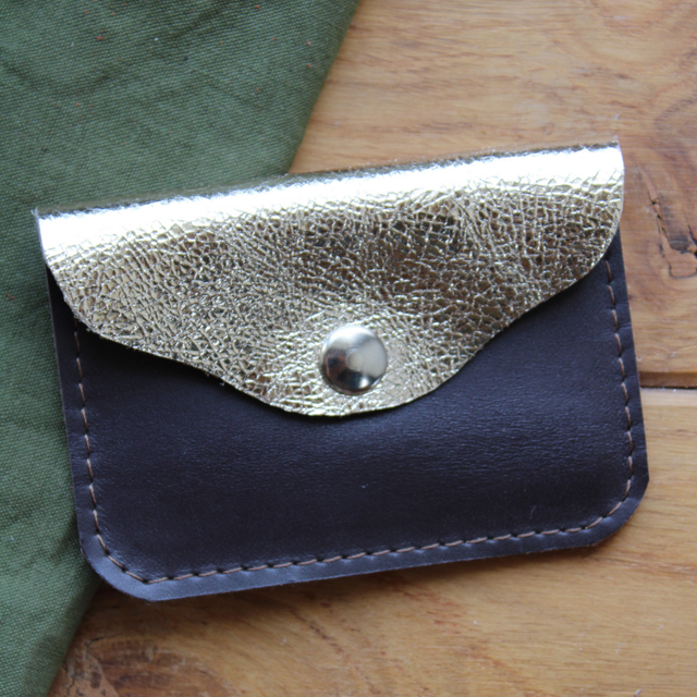Mini pochette bicolore