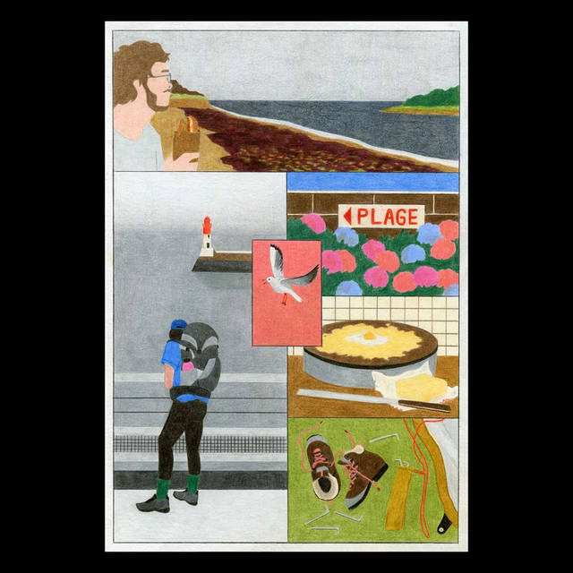 Finistère, dessin original format A4