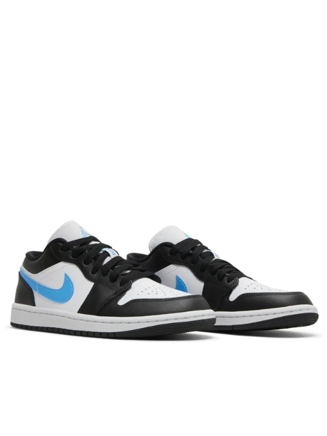 Air Jordan 1 Low Black University Blue White (Taille 38)