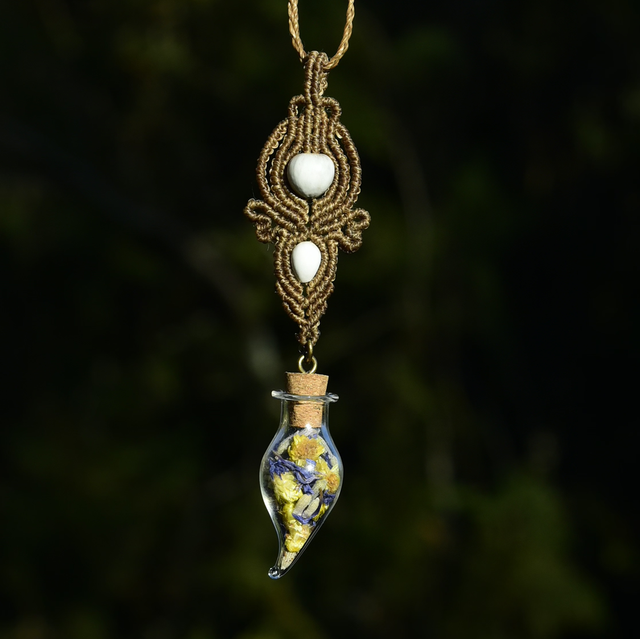 talisman bleuet, hélichryse & lavande
