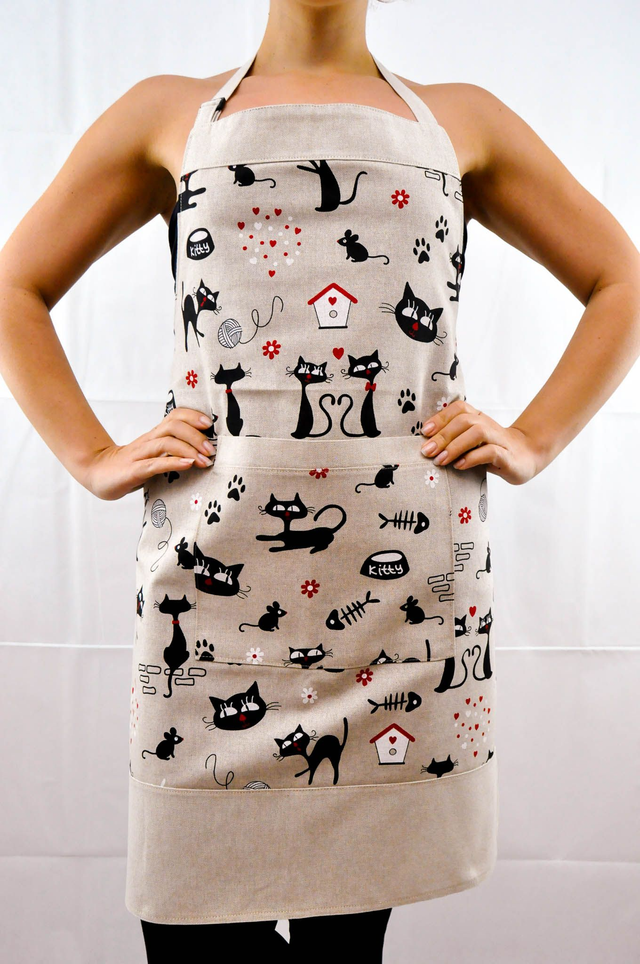 Stylish Cat Apron