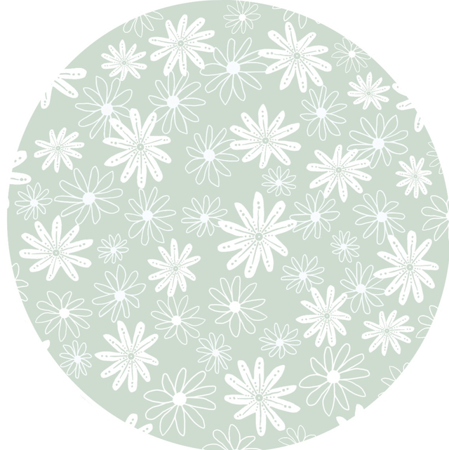 Kartonrondelle Blütenbaum grün 1 Stk