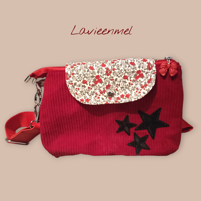 Sac bandoulière double poche