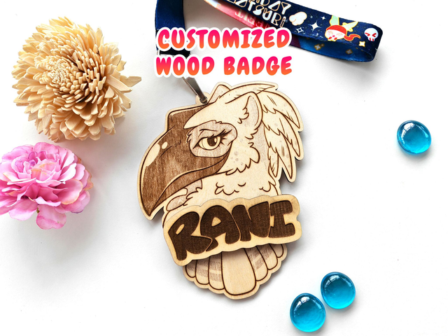 Customized Character Badge