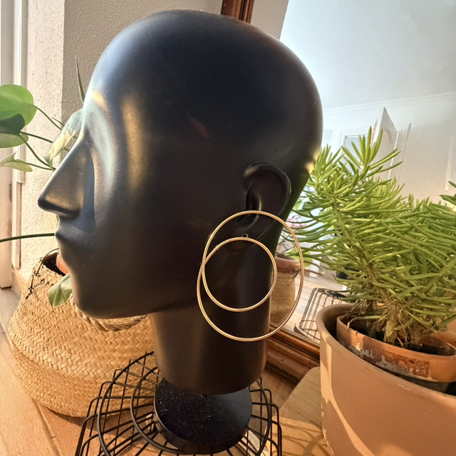 Pendientes Aros dobles XL