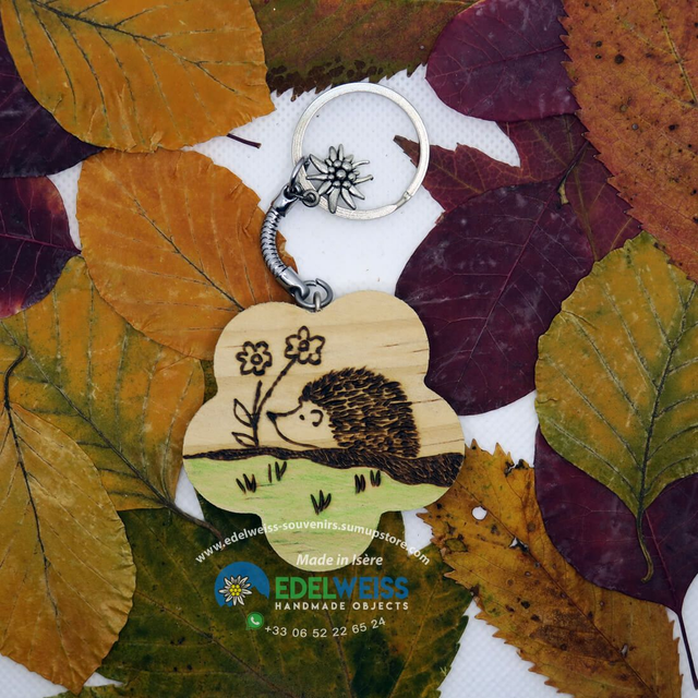Porte-clés hérisson