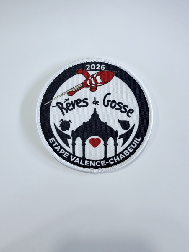 Patch Velcro Rêves de Gosse "Etape de Valence Chabeuil"