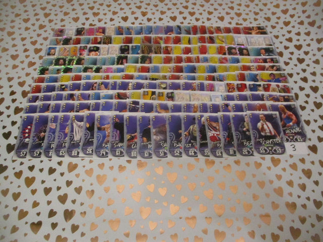 200 Slam Attax Live Trading Card In Good Condition But They Have Bends Creases &amp; Marks