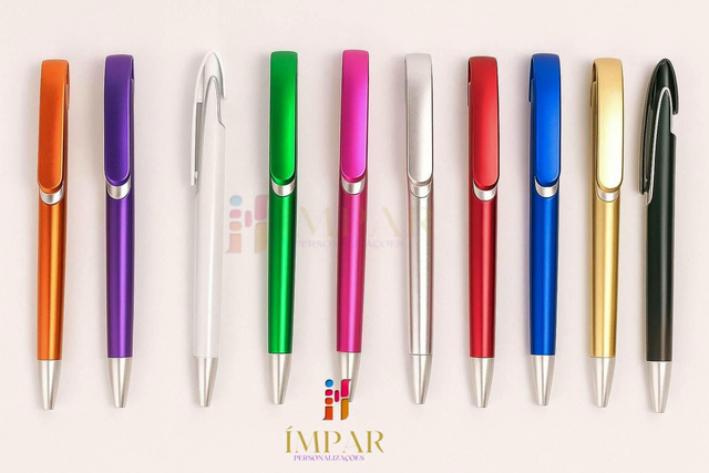 Caneta Personalizada com Nome e Logo | Brinde Corporativo e Presente Exclusivo