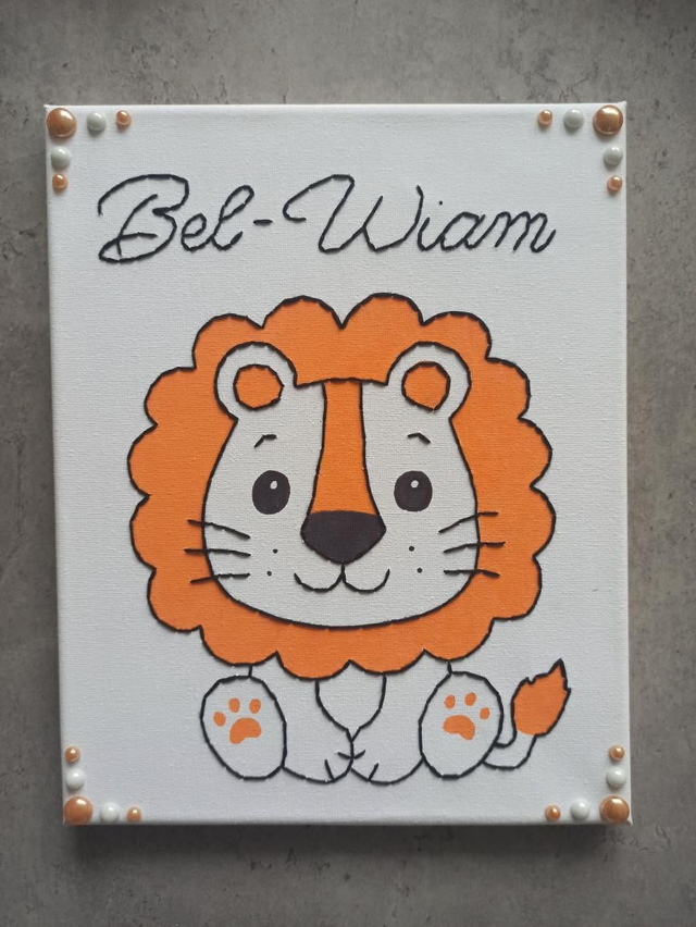 Toile personnalisée Lion