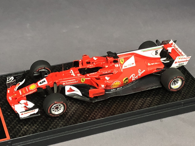 Ferrari SF70-H Monaco GP 2017 S. Vettel BBR 1:43