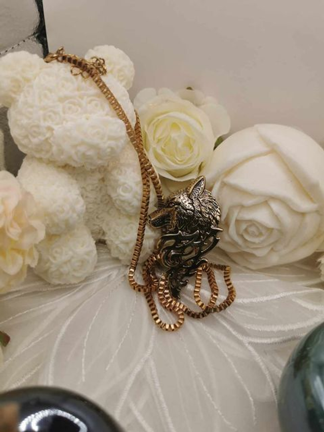 Collier Homme Tête de Loup