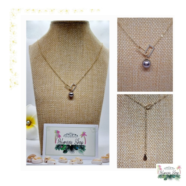 Collier "Double Rectangle" 