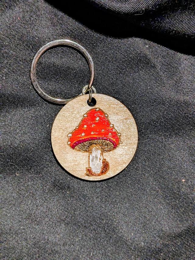 Porte clé - champignon 